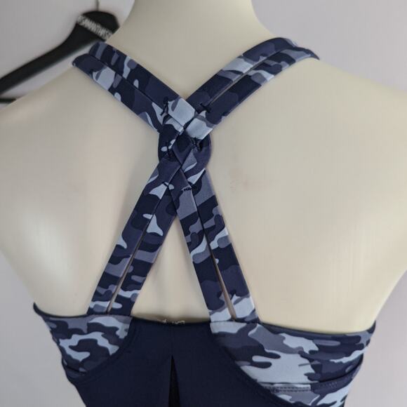 Fabletics Camo Workout Tanktop with Built In Bra Sz Small - Picture 5 of 5